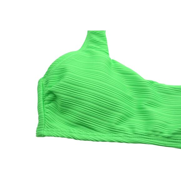 Salt + Cove Juniors' Mint Spark Variegated Ribbed Bralette Bikini Top - Picture 3 of 5